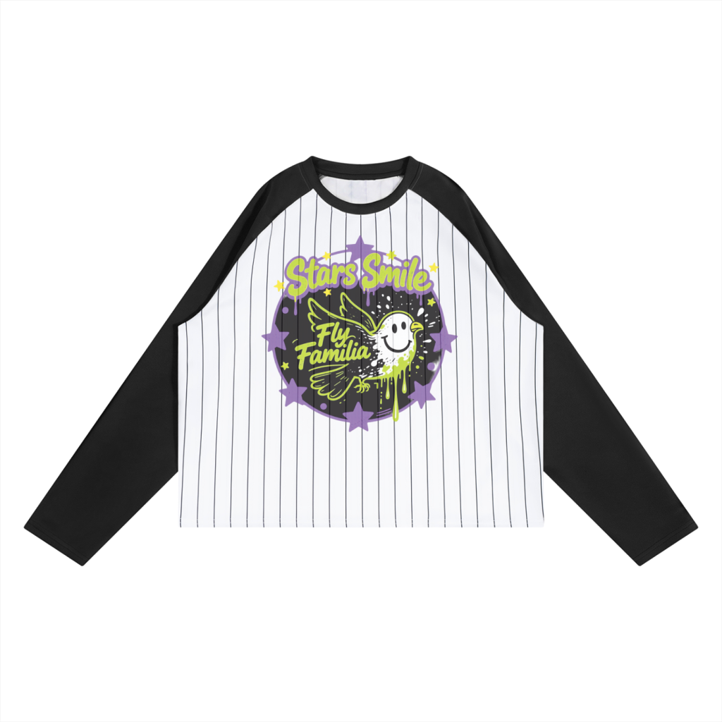 Stars Smile Baseball Tee
