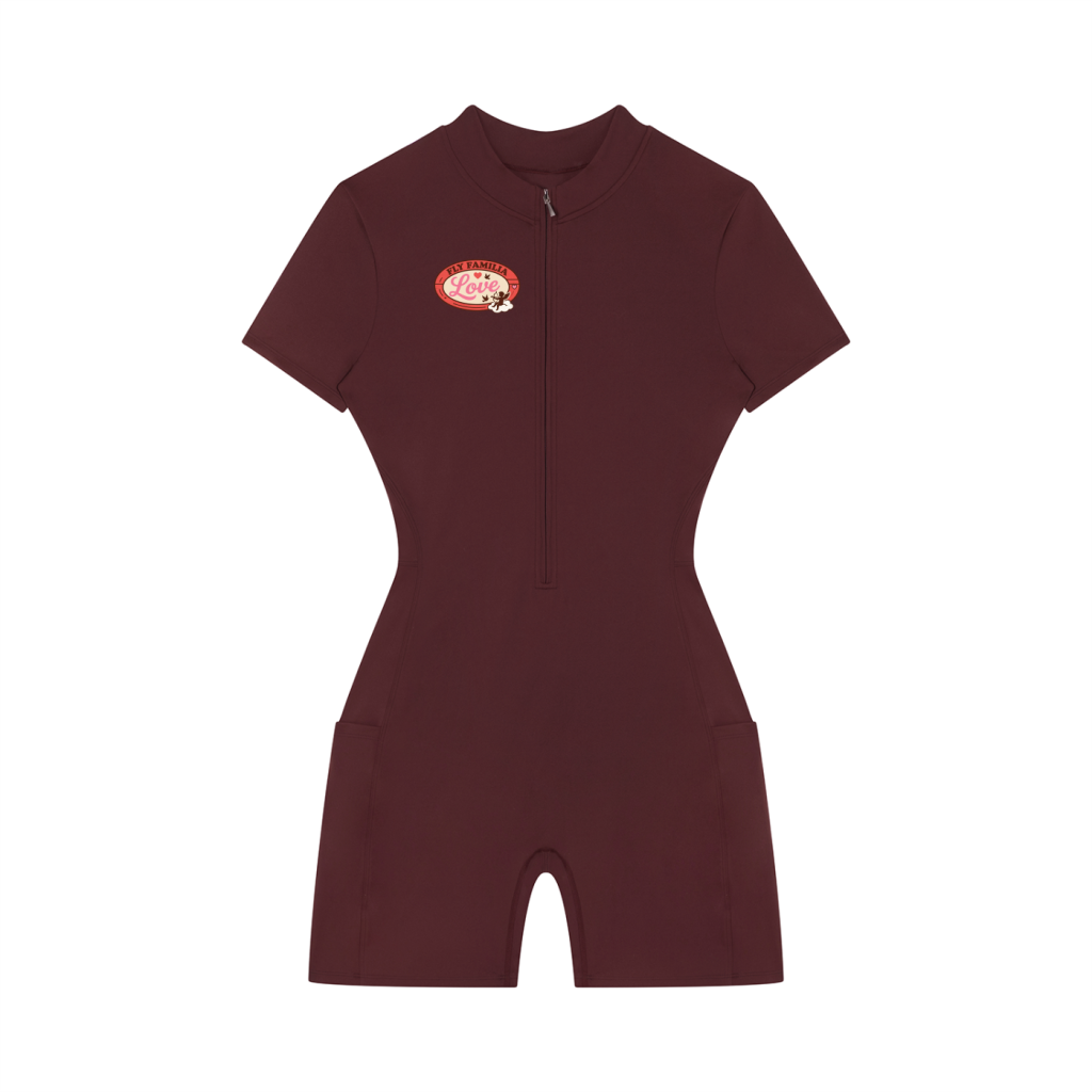 Love Quarter Zip Bodysuit
