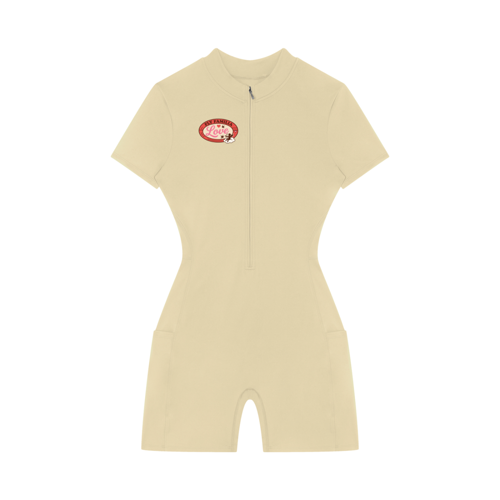 Love Quarter Zip Body Suit