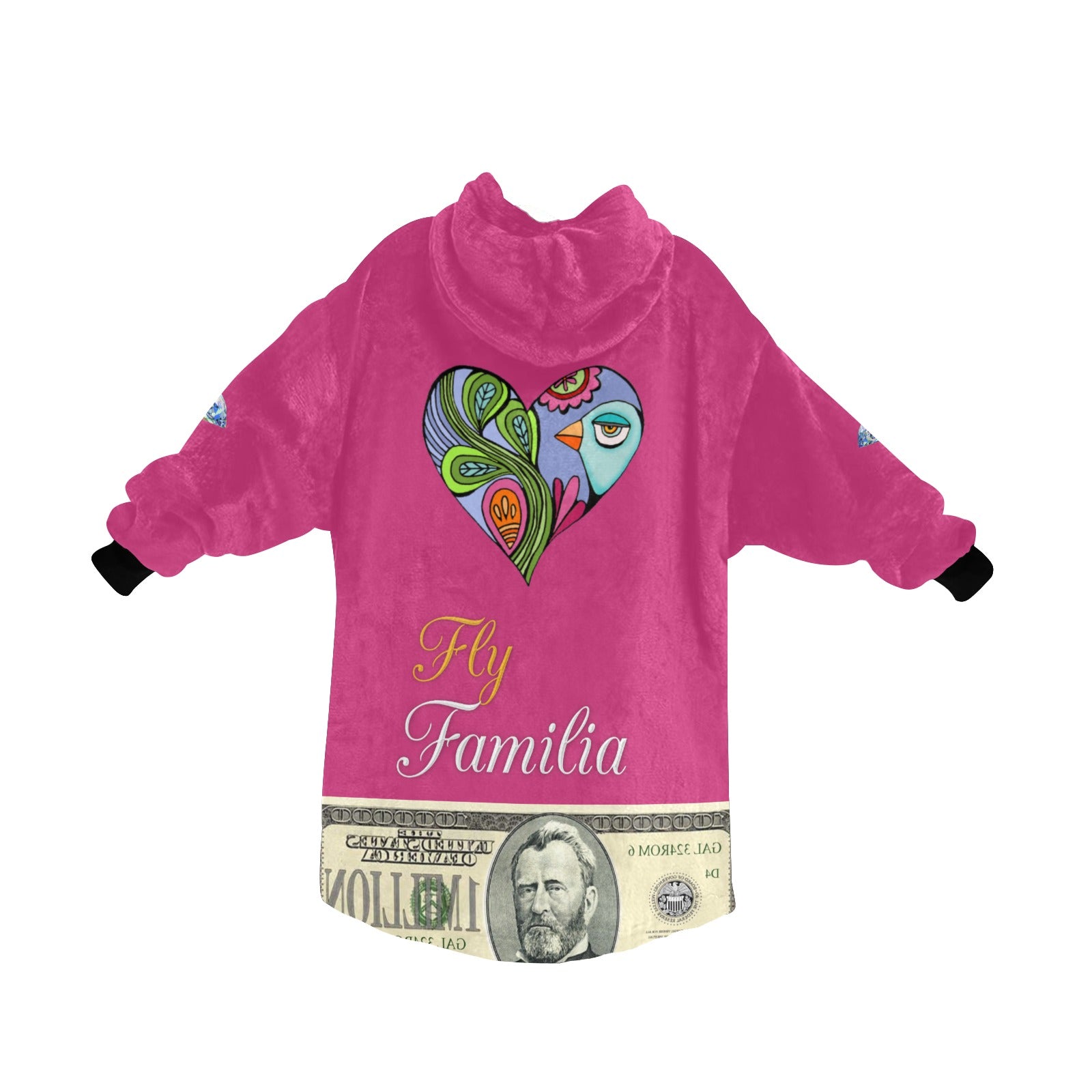 Manifesting Millions Blanket Hoodie