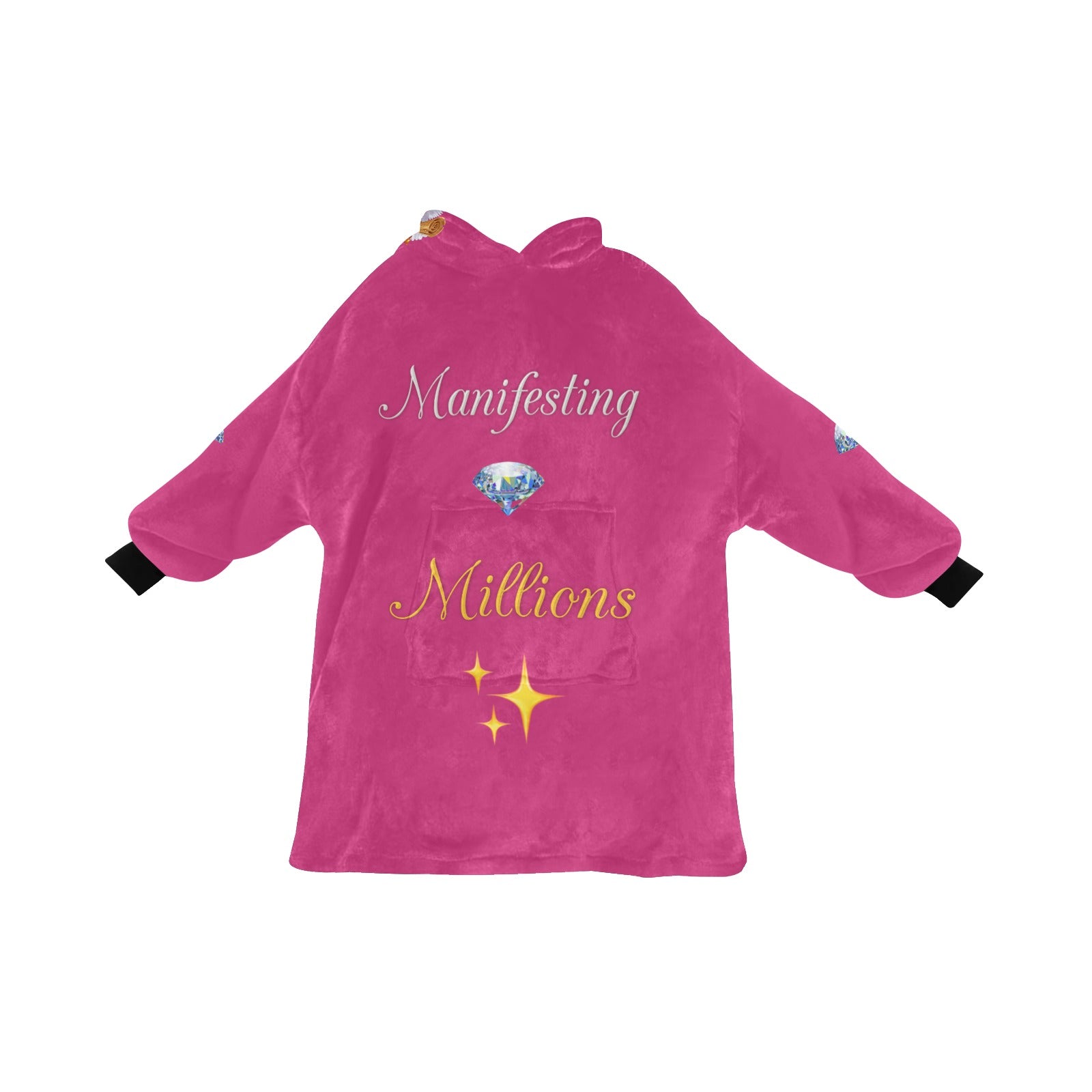 Manifesting Millions Blanket Hoodie